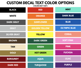 Custom Pole Pad + Decal Application Order for 6x6 Poles (logo options available)