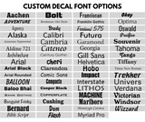 Custom Pole Pad + Decal Application Order for 6x6 Poles (logo options available)