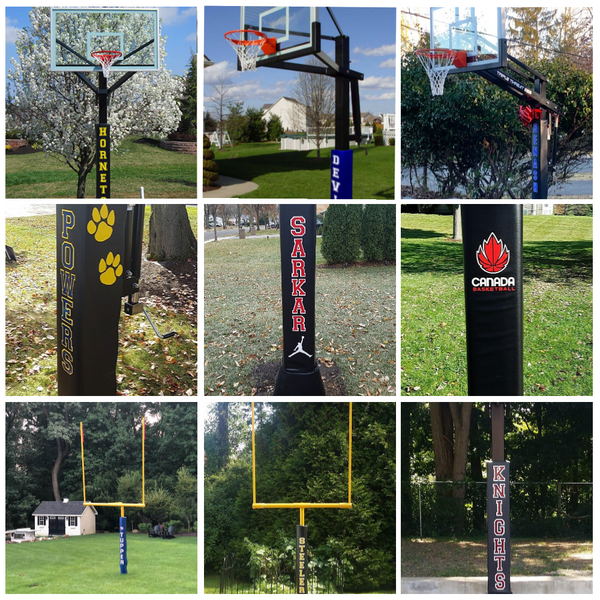 FT78 Basketball Pole Pads 6x6 Square Poles My Backyard Sports Online