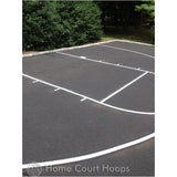 Driveway Basketball Court Line Painting Service - Contact Us For Pricing