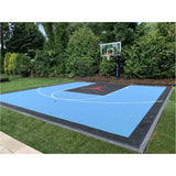 Get the Look - Custom Basketball Court Tiles - Any Size to Fit your Space!