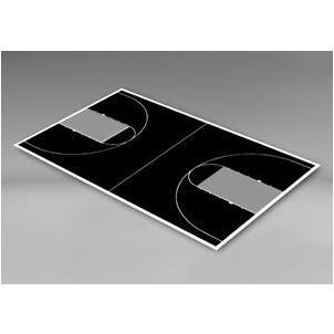 MBSBB75 - Junior High Basketball Full Court Kit 44’3”W x 75’6”L