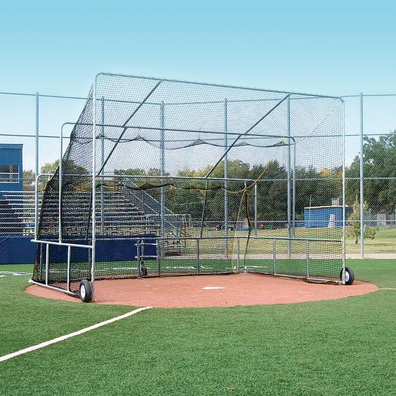 Portable Backstop, 18’W x 12’D x 12.5’H (Non-Folding)