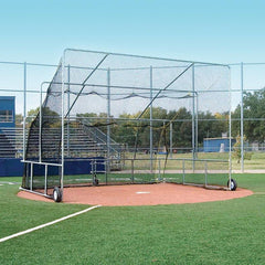 Portable Backstop, 18’W x 12’D x 12.5’H (Non-Folding)
