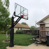 Stainless Olympian™ Arena Adjustable Basketball Goal