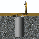 FLOOR SLEEVES WITH BRASS COVER (2-3/8" UPRIGHT)