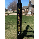 FT75 Basketball Pole Pads - 4" and 5" Square Poles (also fits most round poles)