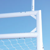 GOALS - SOCCER/FOOTBALL (WITH STANDARD BACKSTAYS) - DELUXE, OFFICIAL SIZE (8' H X 24' W X 4' B X 10' D)