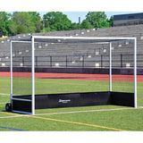FIELD HOCKEY GOAL PACKAGE (2" X 2" SQUARE ALUMINUM WITH BOTTOM BOARDS) - OFFICIAL (7'H X 12'W X 4'D) - NFHS, NCAA, FIH COMPLIANT