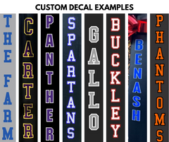 Custom Adhesive Decal (Text Only)