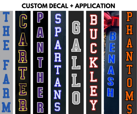 Custom Pole Pad Decal + Application