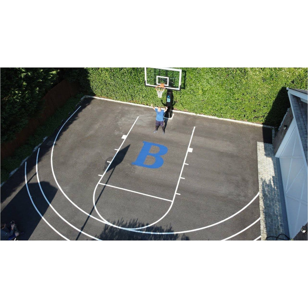 Custom Basketball Court Logos & Lettering