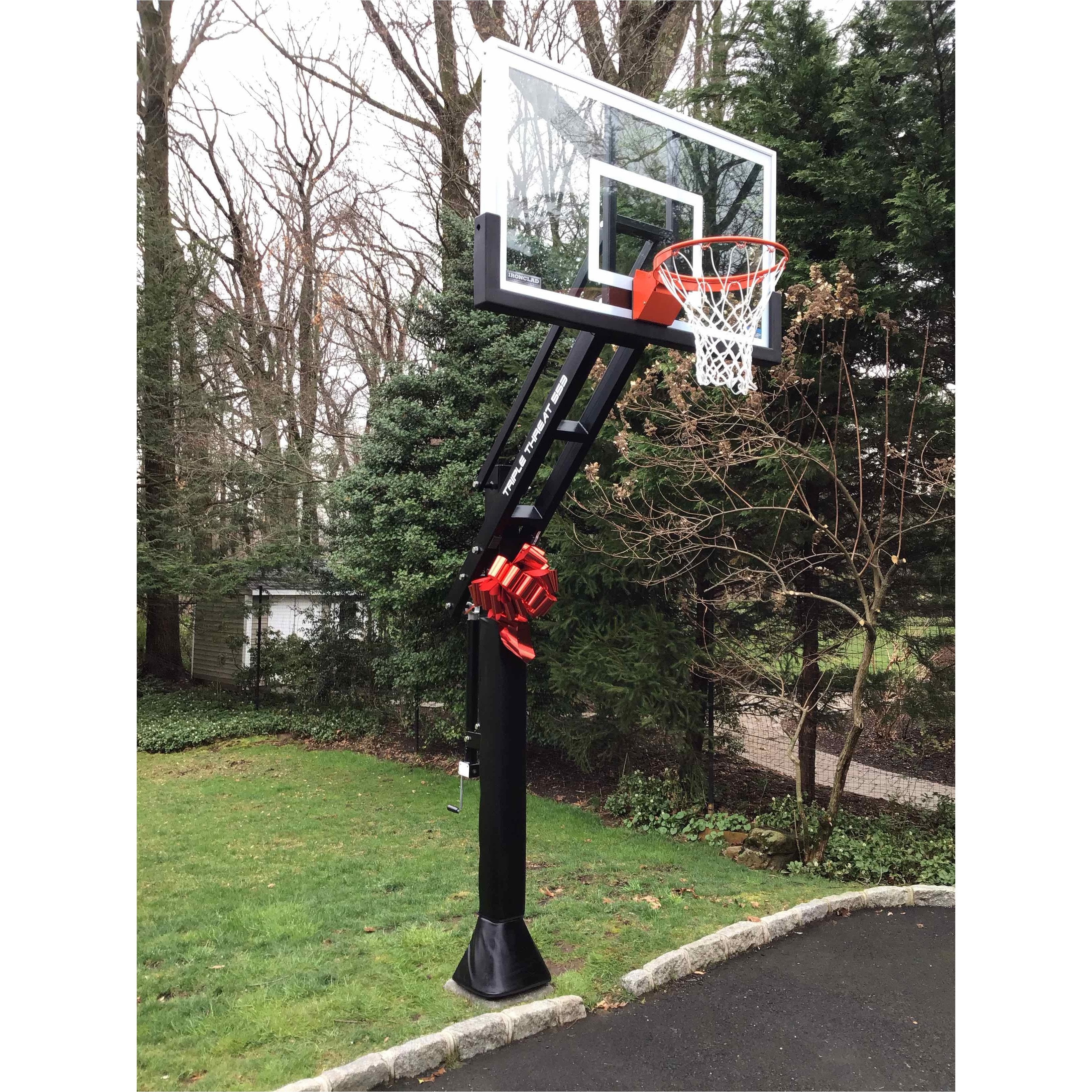 Adjustable Height Ironclad Basketball Goal TPT553-LG