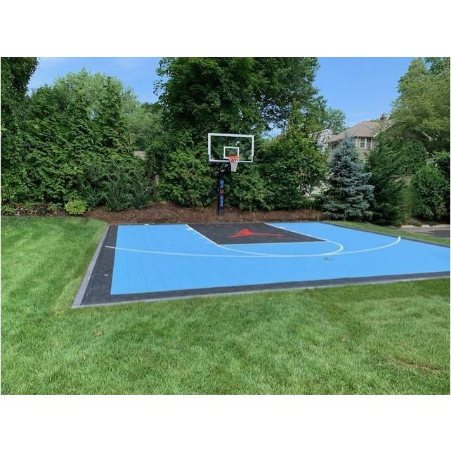 Get the Look - Custom Basketball Court Tiles - Any Size to Fit your Space!