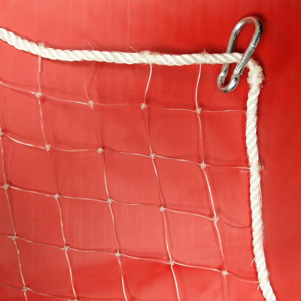 Clear Monofilament Netting 1-3/4″ SQ Mesh with Rope Border