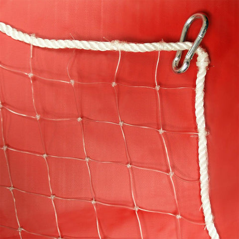 Clear Monofilament Netting 1-3/4″ SQ Mesh with Rope Border