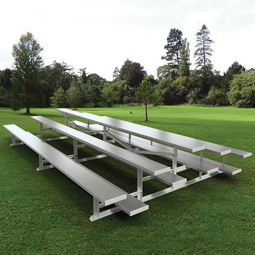 BLEACHER - 21' (3 ROW - SINGLE FOOT PLANK) - BACK-TO-BACK