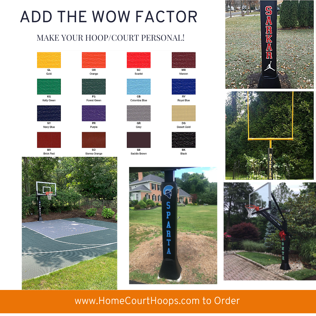 FT78 Basketball Pole Pads 6x6 Square Poles – My Backyard Sports Online