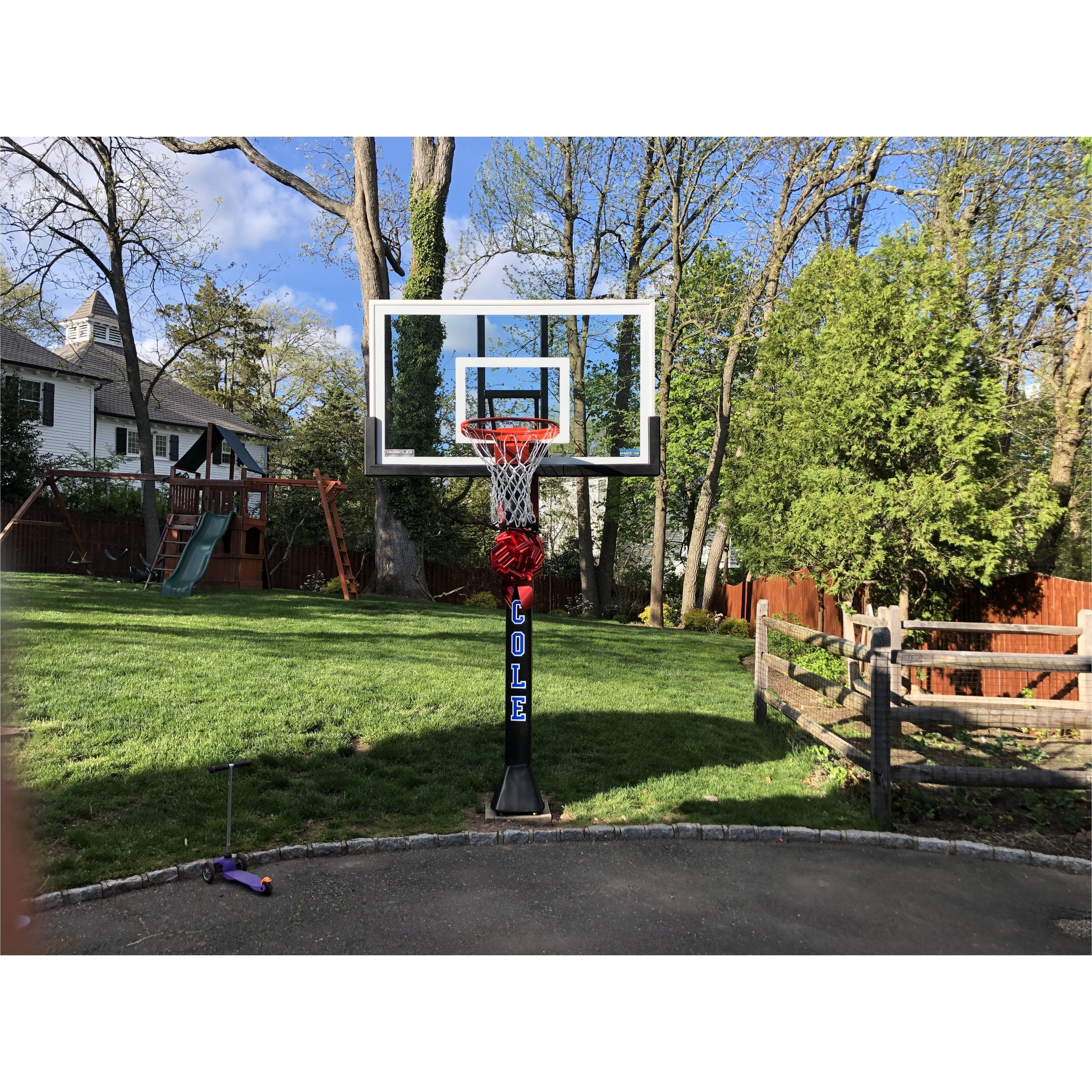 Adjustable Height Ironclad Basketball Goal TPT554-LG