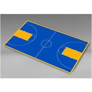 MBSBB83 - High School Basketball Full Court Kit 51’0"W x 83’11"L