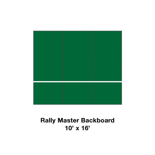 Rally Master Backboard, 10′ x 12′