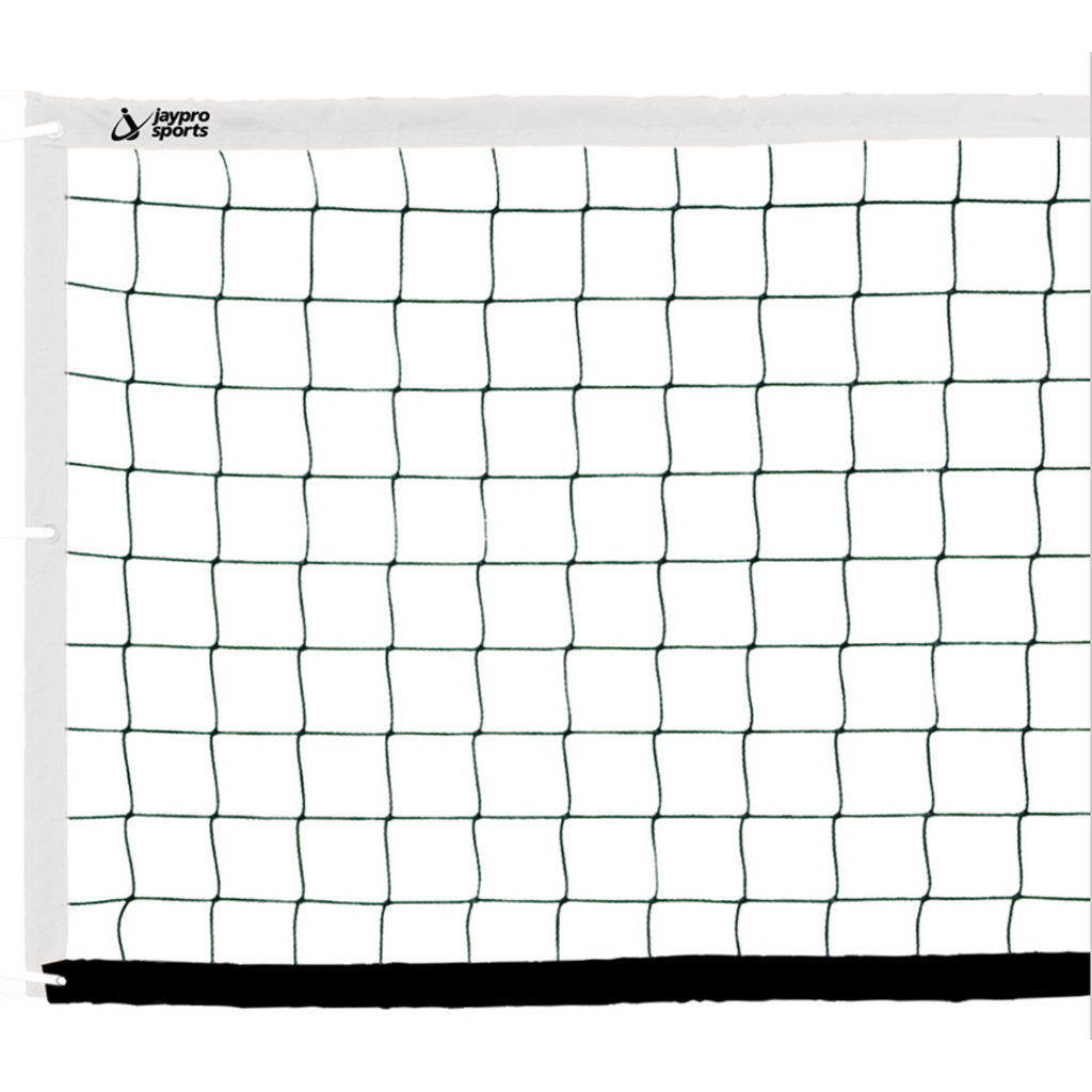 Beach Volleyball Replacement Net (4" Sq. - #36 Nylon Netting) - Mercury™ Professional Beach Size (28'L x 39"H) (Black)