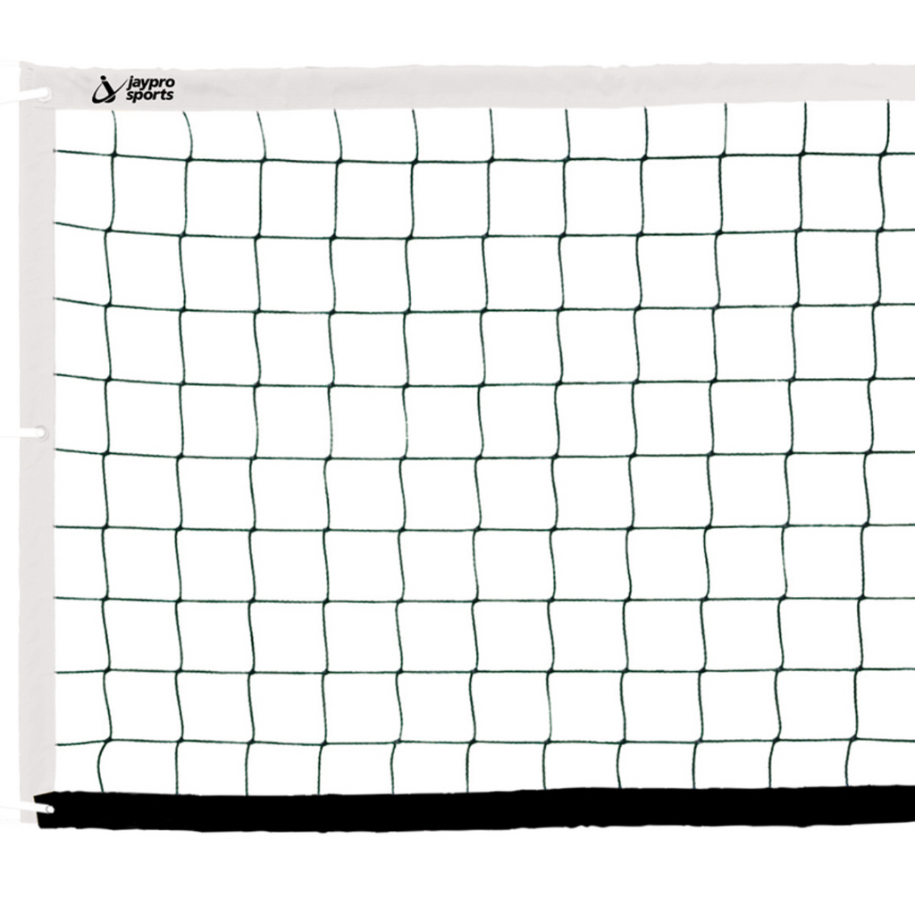 Beach Volleyball Replacement Net (4" Sq. - #36 Nylon Netting) - Mercury™ Competition Beach Size (32'L x 39"H) (Black)
