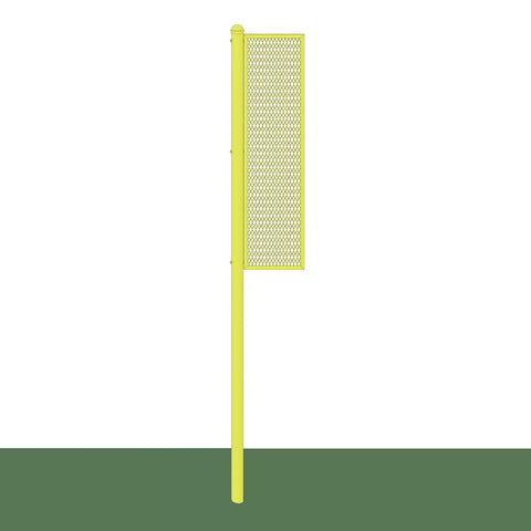 FOUL POLES - COLLEGIATE (12') - BASEBALL/SOFTBALL (SURFACE MOUNT) (YELLOW)