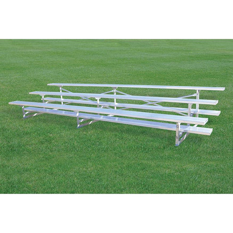 BLEACHER - 15' (4 ROW - SINGLE FOOT PLANK) - STANDARD, OUTDOOR