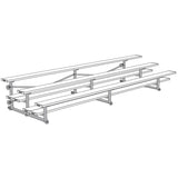 BLEACHER - 15' (3 ROW - DOUBLE FOOT PLANK) - TIP & ROLL - POWDER COATED