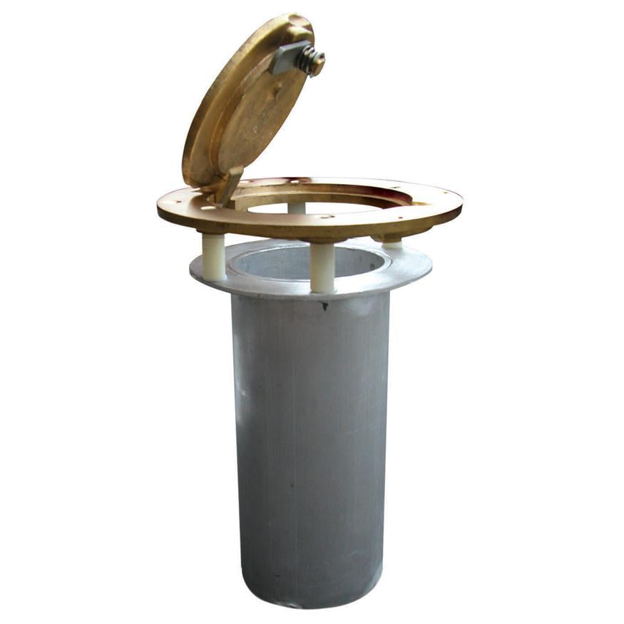 FLOOR SLEEVES WITH BRASS COVER (2-3/8" UPRIGHT)