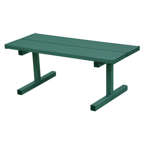 COURTSIDE BENCH - 5' - PORTABLE (DOUBLE PLANK) - POWDER COATED