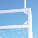 GOALS - SOCCER/FOOTBALL (WITH EUROPEAN BACKSTAYS) - DELUXE, OFFICIAL SIZE (8' H X 24' W X 4' B X 10' D)