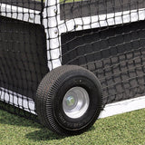 FIELD HOCKEY GOAL PACKAGE (2" X 2" SQUARE ALUMINUM WITH BOTTOM BOARDS) - OFFICIAL (7'H X 12'W X 4'D) - NFHS, NCAA, FIH COMPLIANT